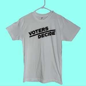 American Apparel "Voters Decide" White Tee